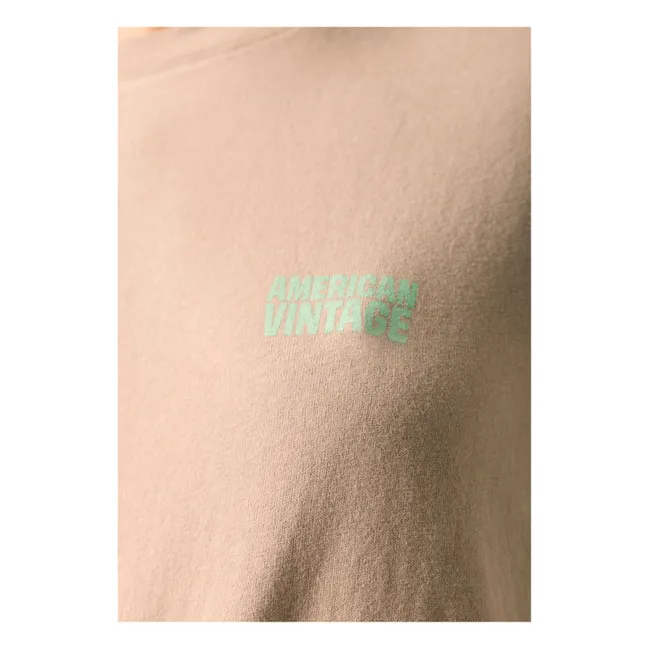 Camiseta de algodón Ykobow | Beige