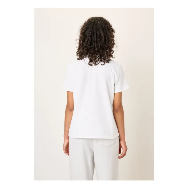 Camiseta de algodón Ykobow | Blanco