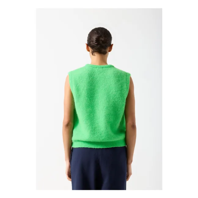 Jersey sin mangas de lana Vitow | Verde