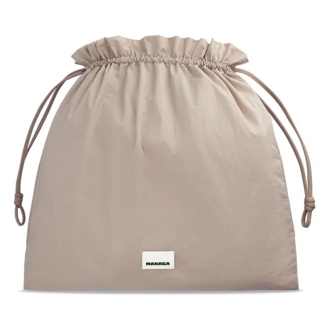Marrea Large Bucket Bag | Taupe brown