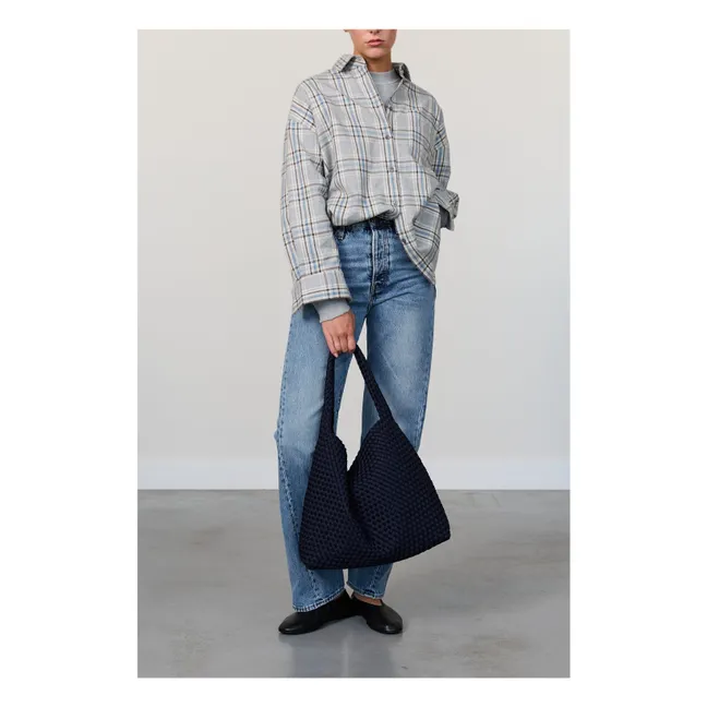 Marrea Large Bucket Bag | Midnight blue