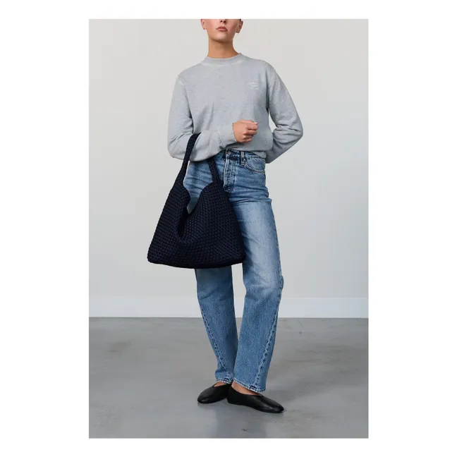 Marrea Large Bucket Bag | Midnight blue