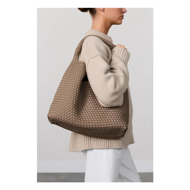 Marrea Large Bucket Bag | Taupe brown