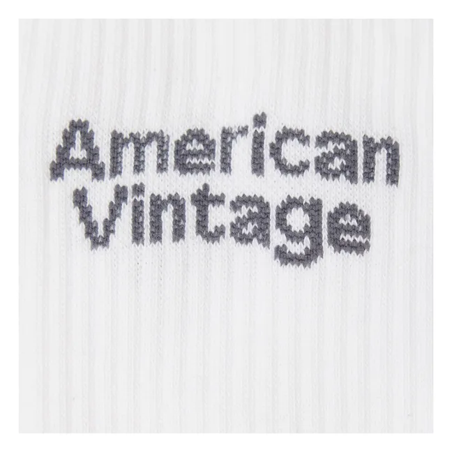 Clypsun Cotton Socks | White