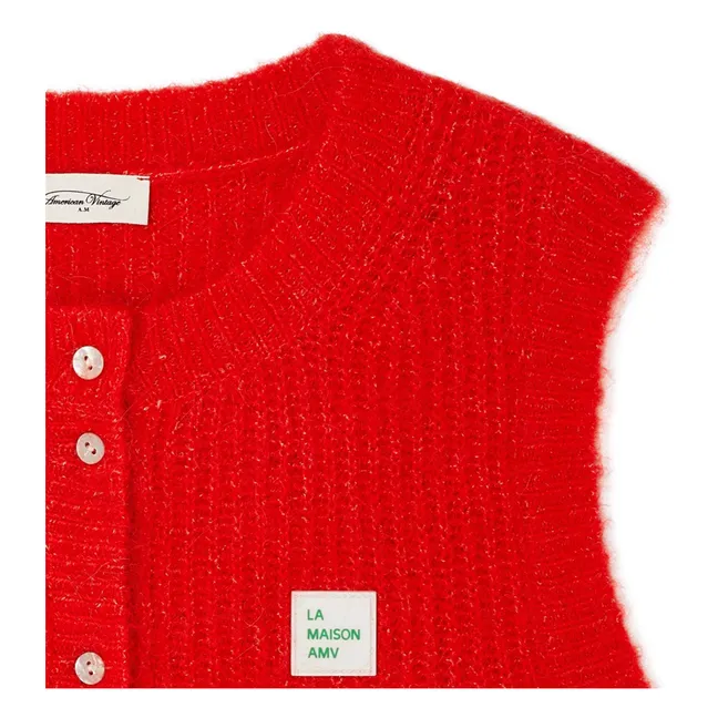 Gilet East Laine | Rouge