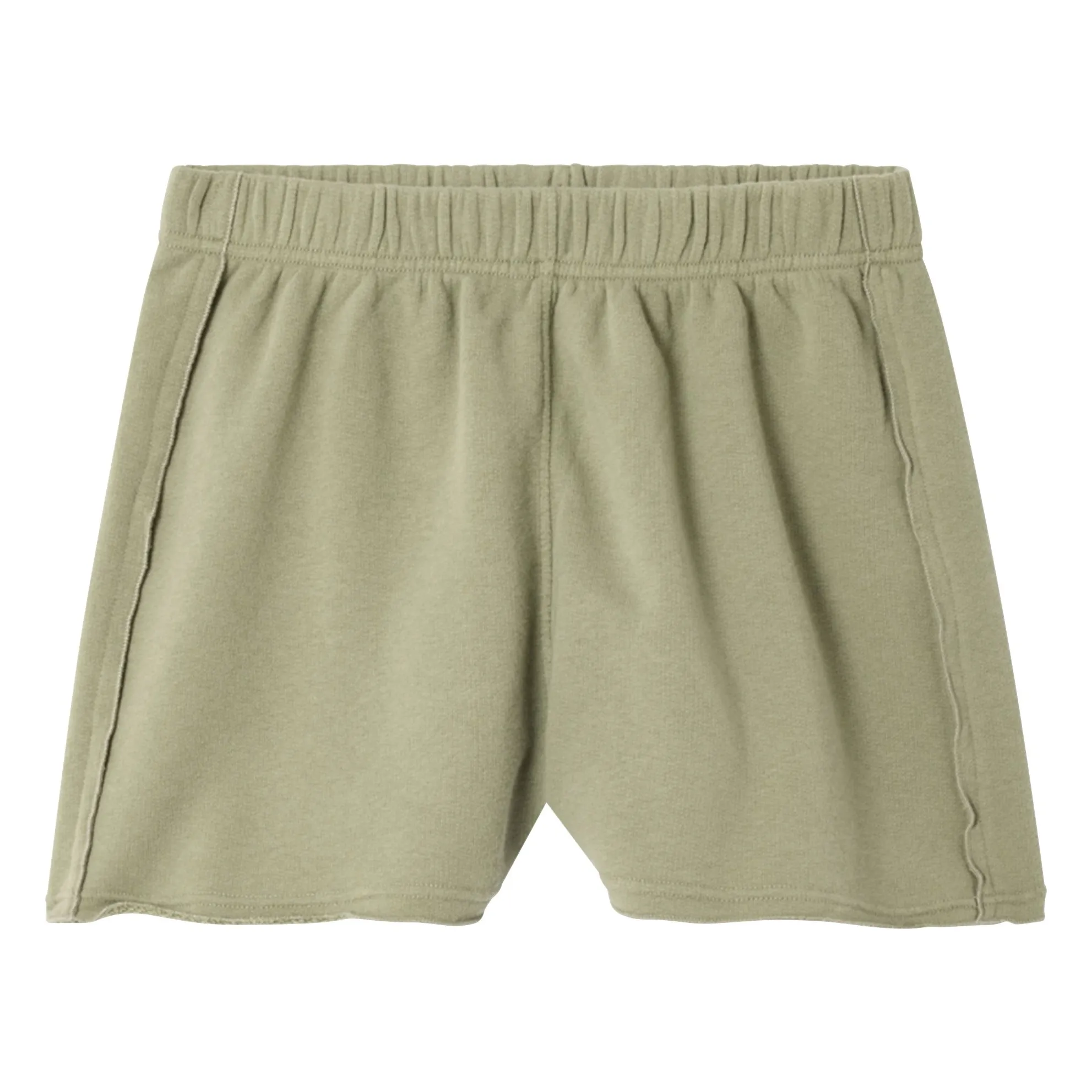 American Vintage Khaki Atubay Cotton Shorts