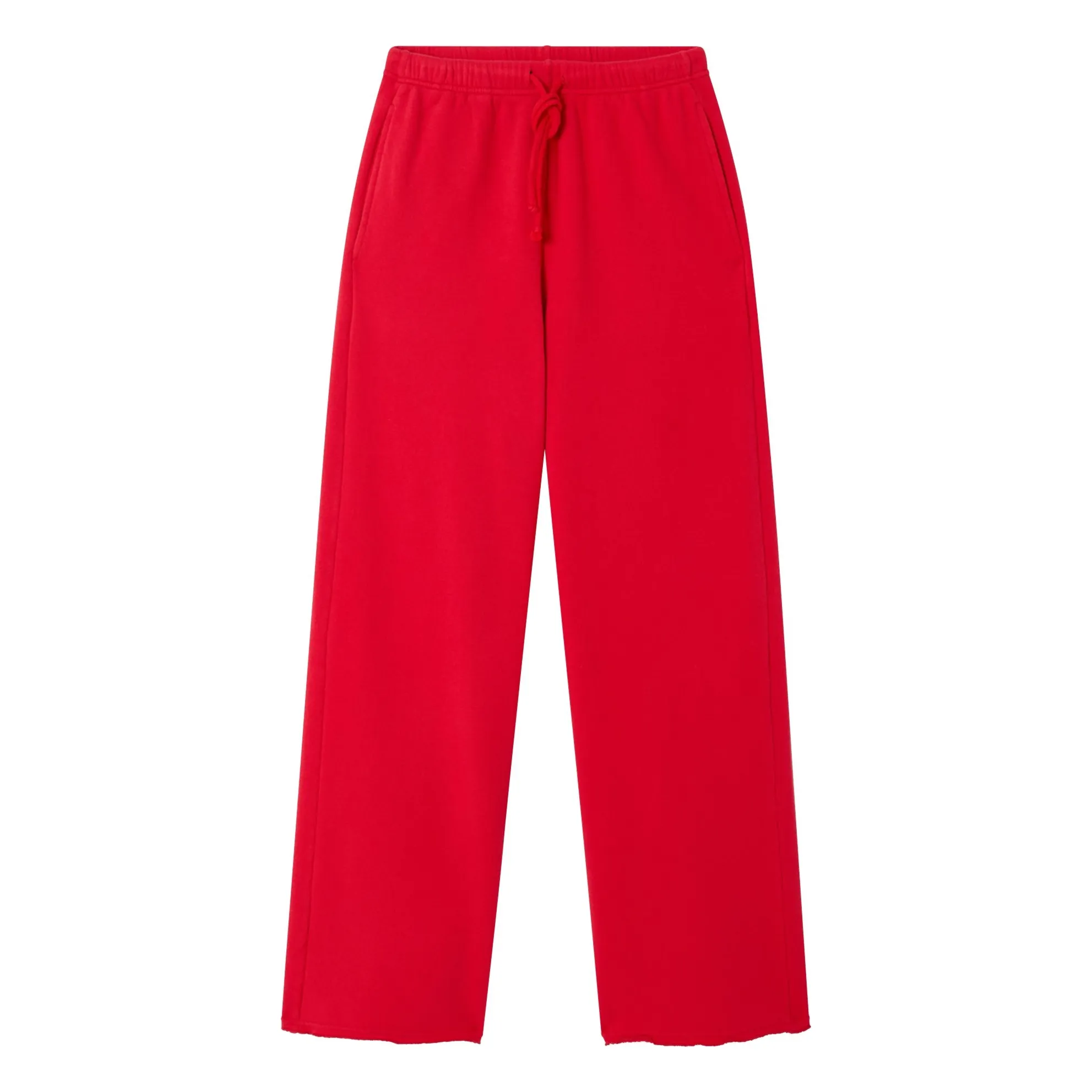American Vintage Tomato Red Atubay Cotton Jogger