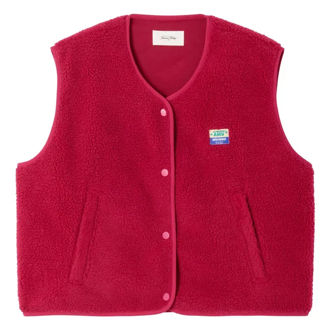 Hoktown Sleeveless Jacket | Magenta