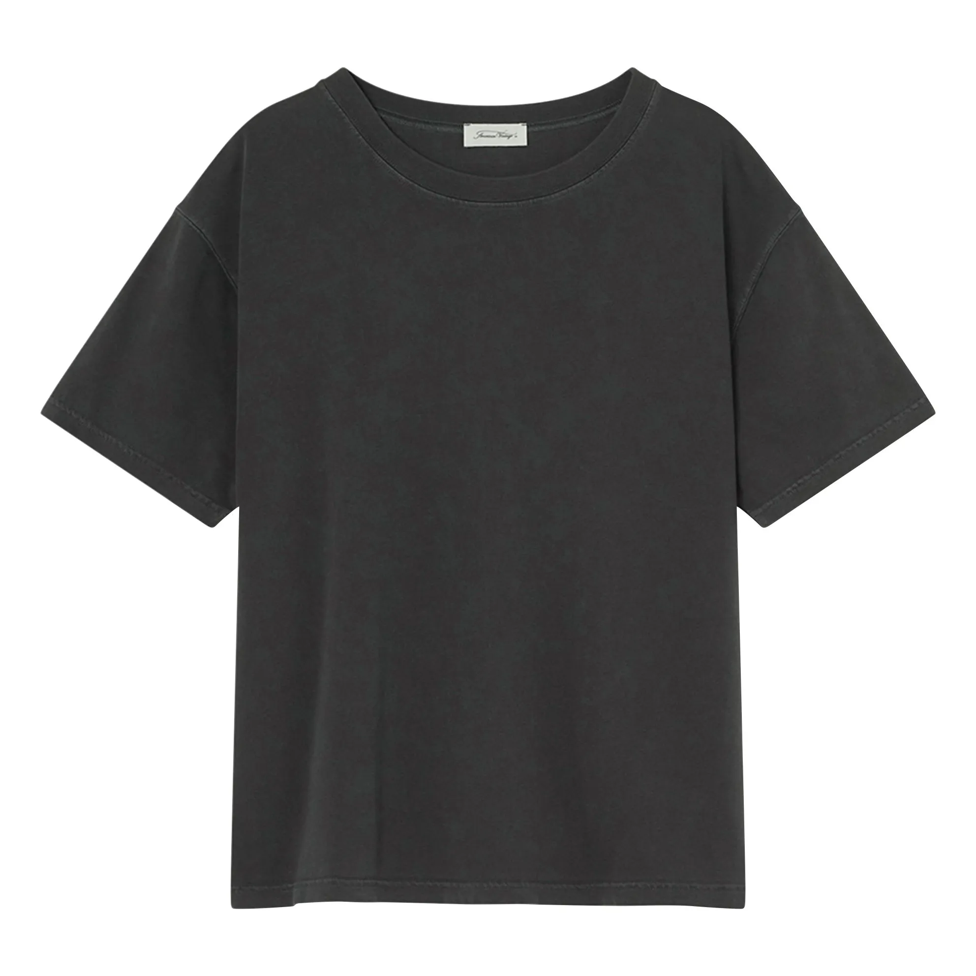 American Vintage Carbon Fizvalley Cotton T-Shirt