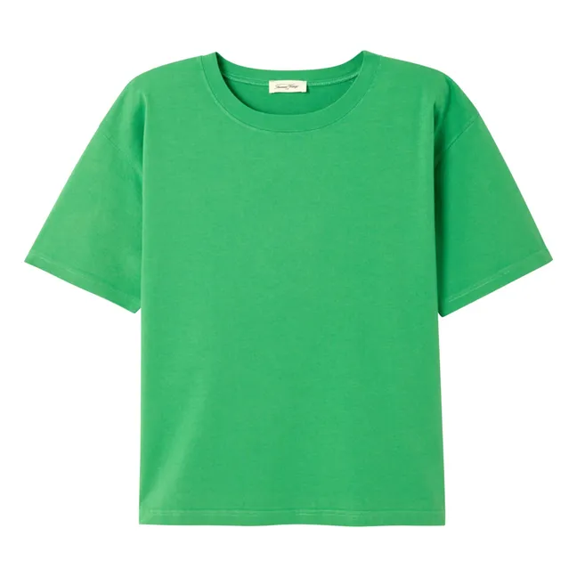 T-shirt Fizvalley Coton | vert palmier