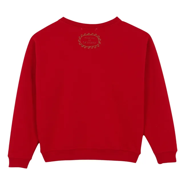 Sweat Chili Birinit Coton Bio | Rouge