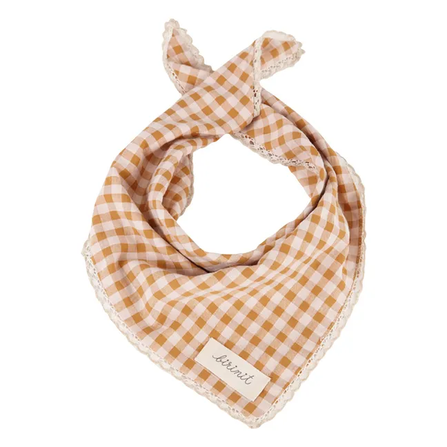 Bandana Vichy Organic Cotton | Caramel