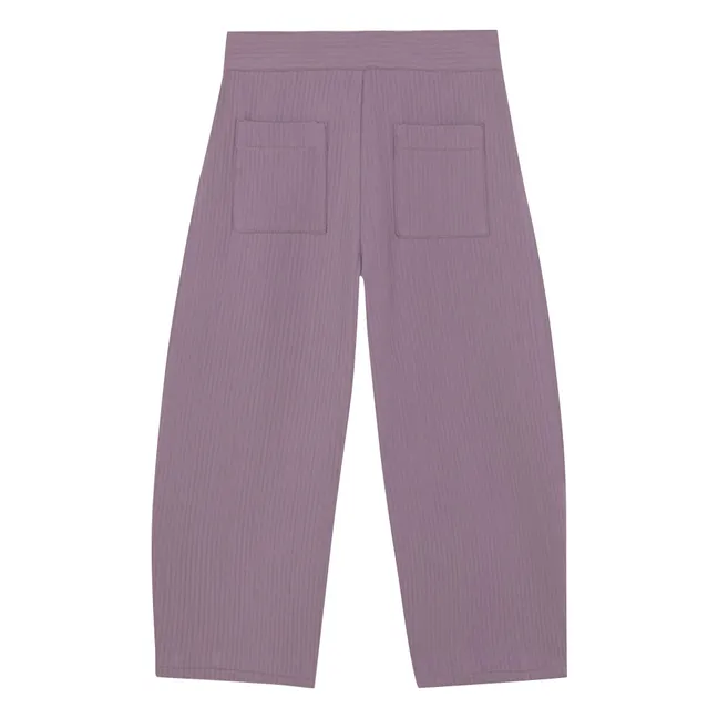 Baggy Antique Organic Cotton Gauze Pants | Mauve