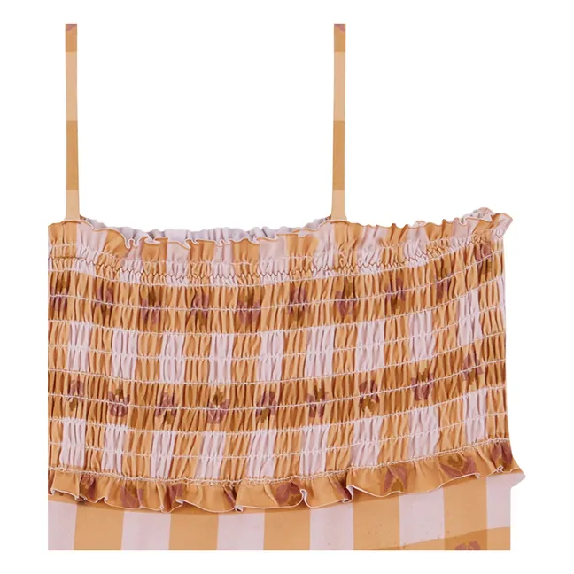 Peñalba Carreaux Swimsuit | Ochre