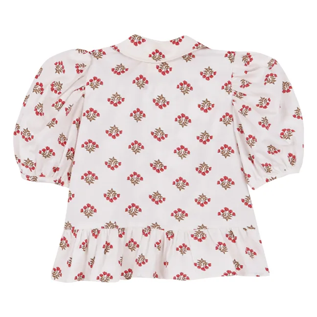 Monzón organic cotton ruffled shirt | White