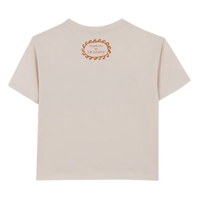 La Siesta organic cotton T-shirt | Ivory