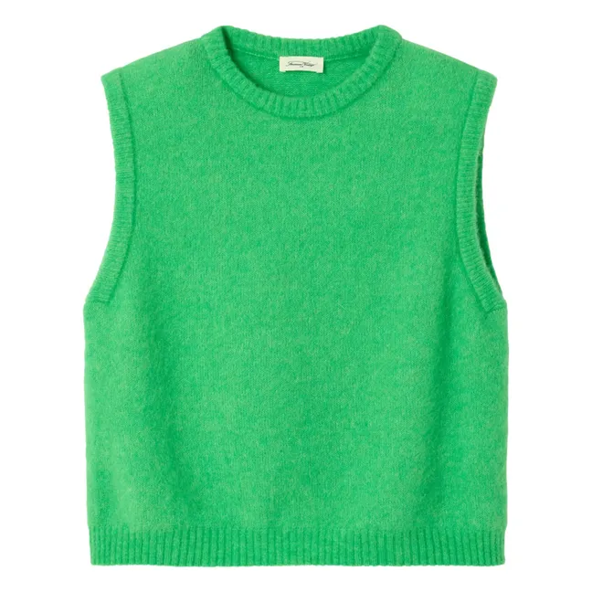 Jersey sin mangas de lana Vitow | Verde