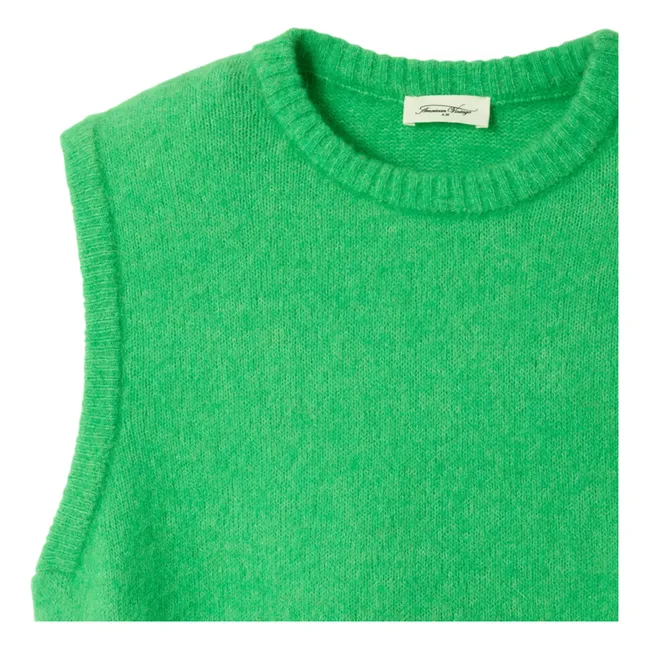 Jersey sin mangas de lana Vitow | Verde