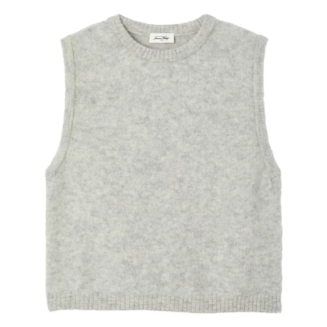 Jersey sin mangas de lana Vitow | Gris Claro