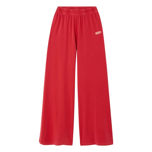 Jogger Pymaz Coton | Coquelicot