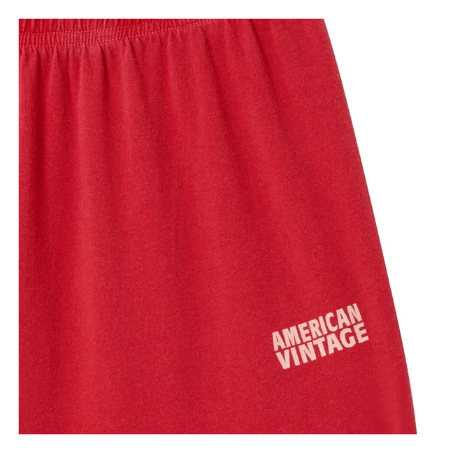 Jogger Pymaz Coton | Coquelicot