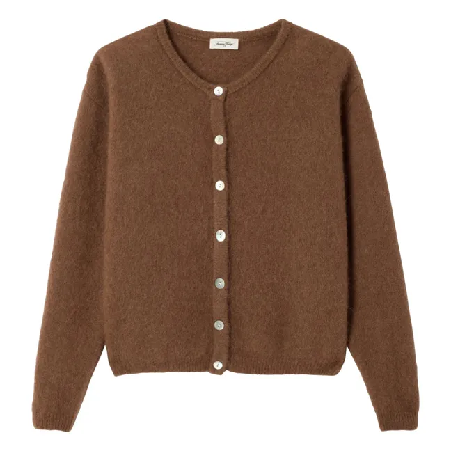 Chaleco Vitow de alpaca y lana | Chocolate