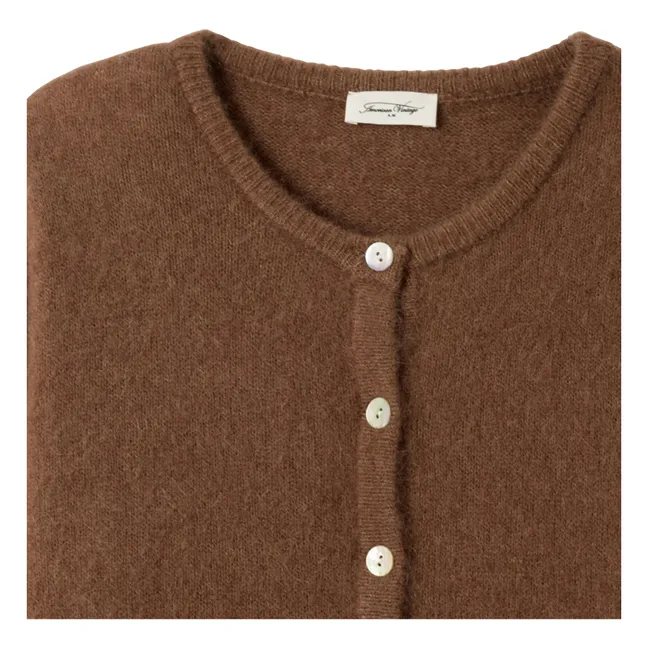 Chaleco Vitow de alpaca y lana | Chocolate