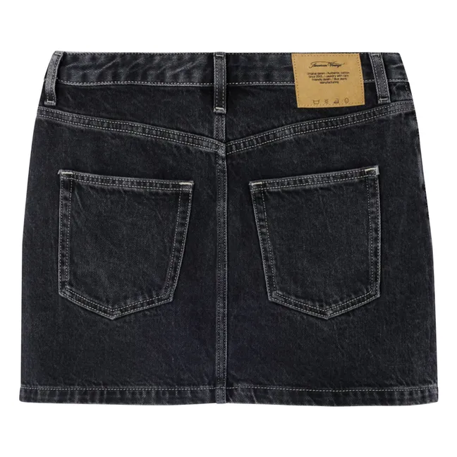 Yopday-B Cotton skirt | Black