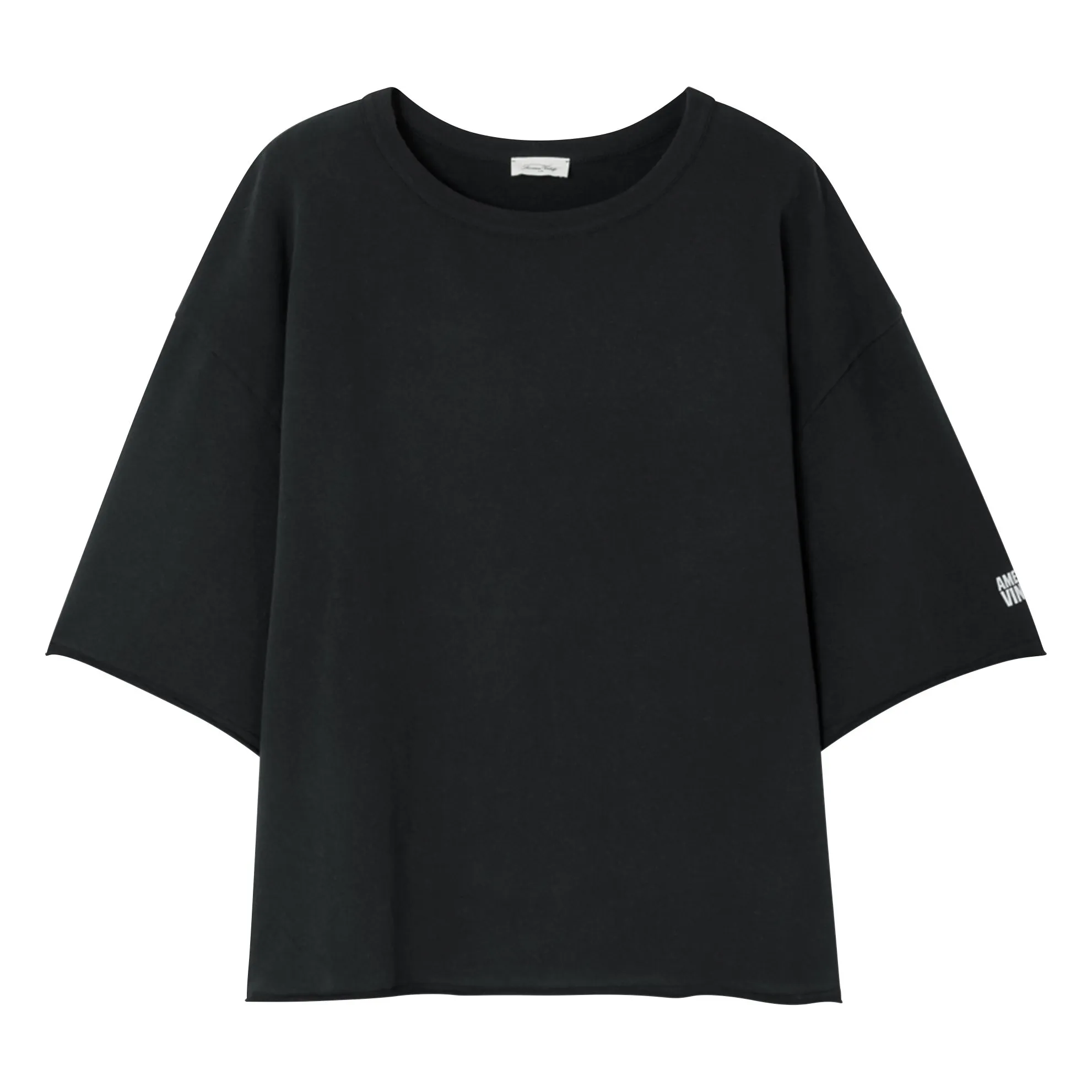 American Vintage Black Ykobow Cotton T-Shirt
