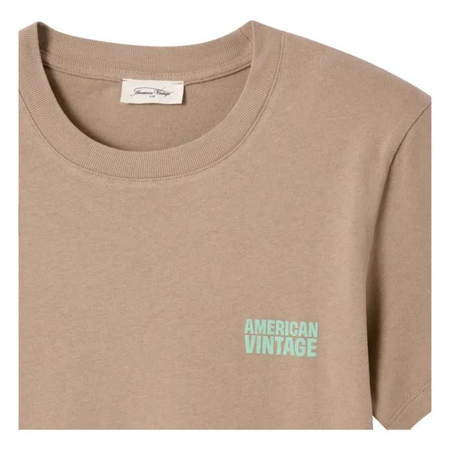 Camiseta de algodón Ykobow | Beige