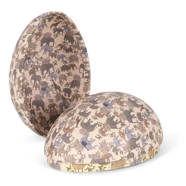 Easter egg and Bunny blanket | Beige