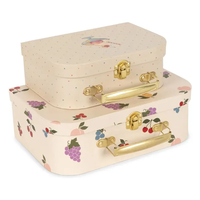 Petites valises de rangement Fruity | Beige
