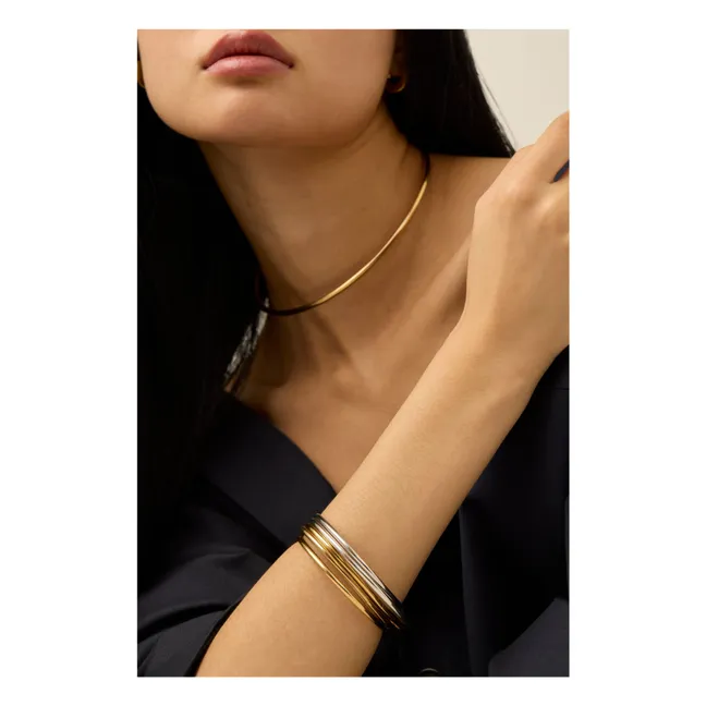 Juego de 5 prisas danesas | Oro/Plata