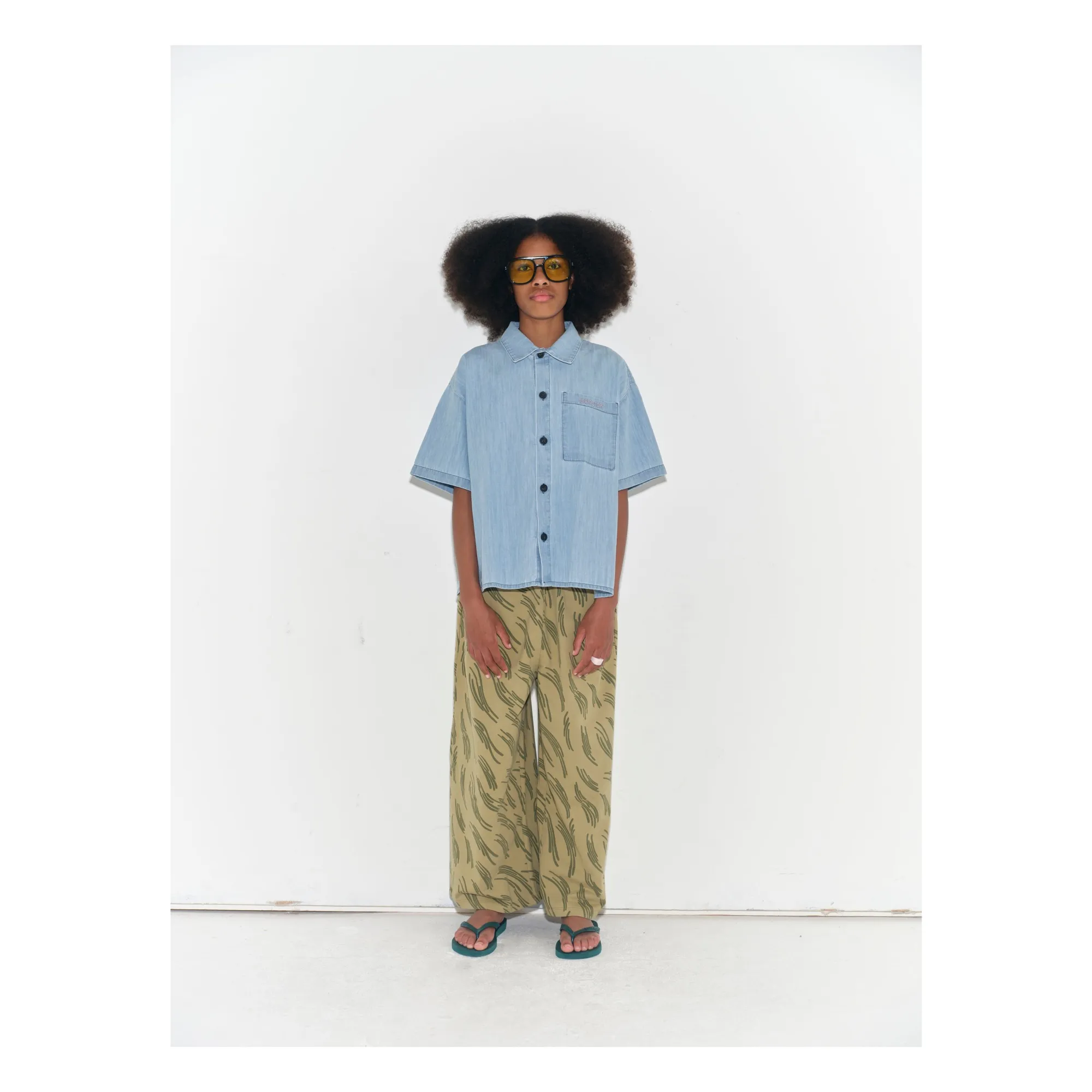 Main Story Light Blue Denim Large Organic Cotton Shirt
