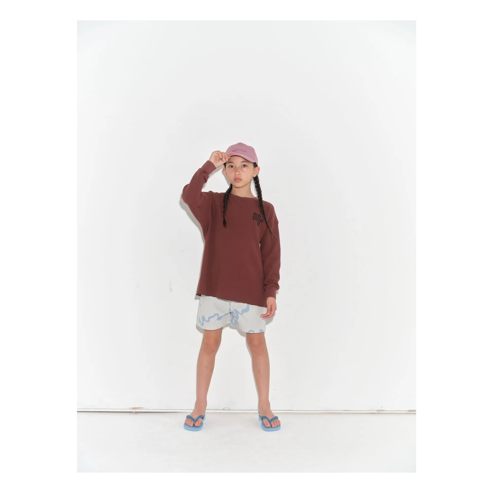 Main Story Chocolate Waffle Logo Organic Cotton T-Shirt