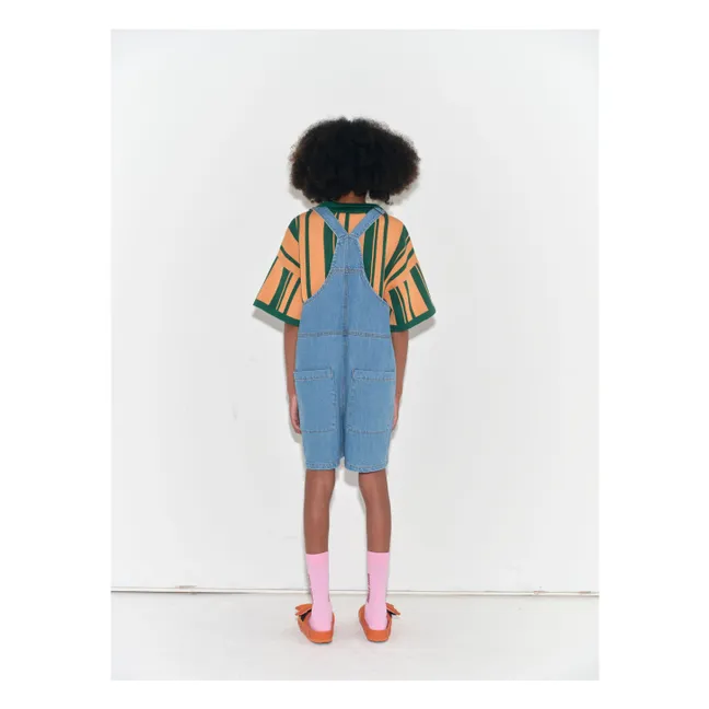 Denim Organic Cotton Dungarees | Blue