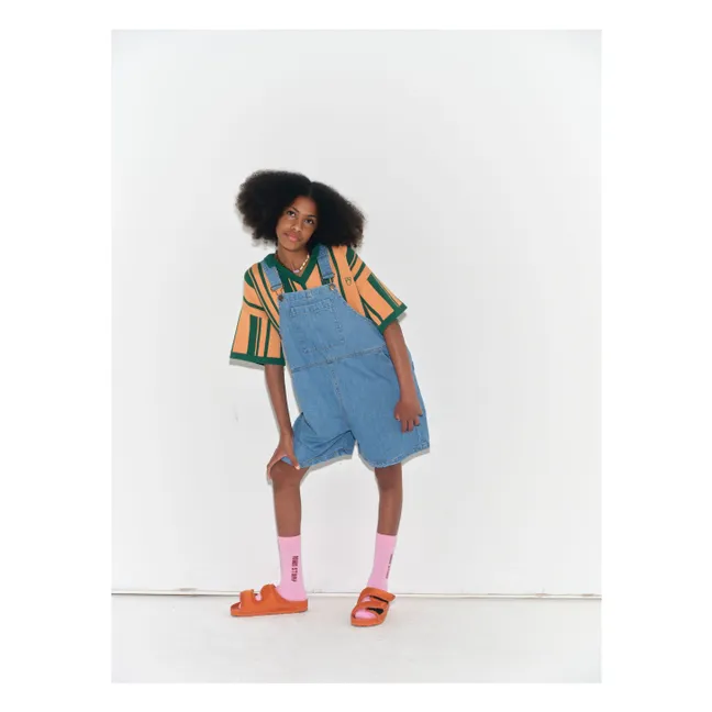 Denim Organic Cotton Dungarees | Blue