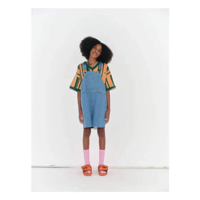 Denim Organic Cotton Dungarees | Blue