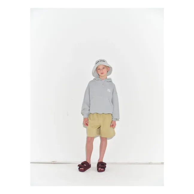 Sweat Capuche Coton Bio | Gris clair