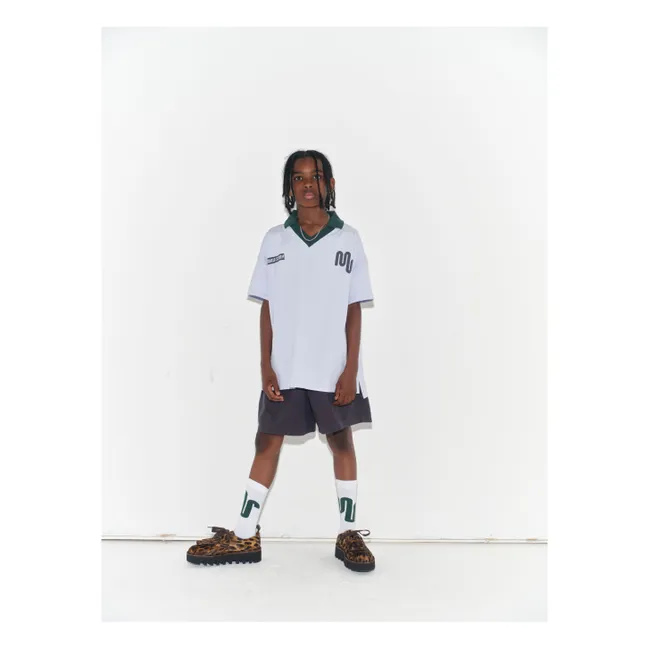 T-shirt Sport Col Polo Coton Bio | Bleu pâle