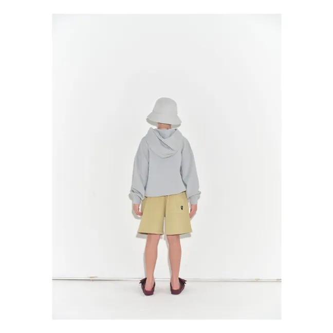 Sweat Capuche Coton Bio | Gris clair