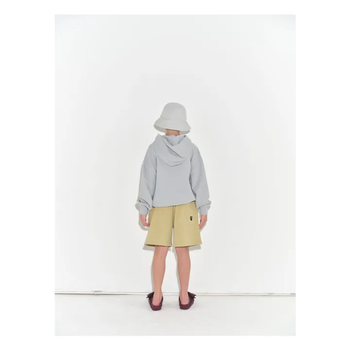 Sudadera con capucha de algodón orgánico | Gris Claro- Imagen del producto n°2