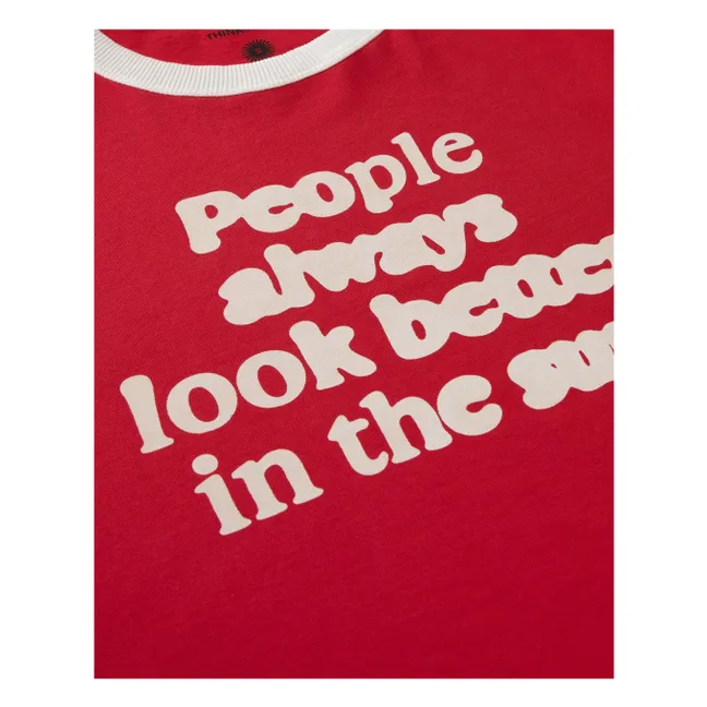 T-shirt People Zowie Coton Bio | Rouge