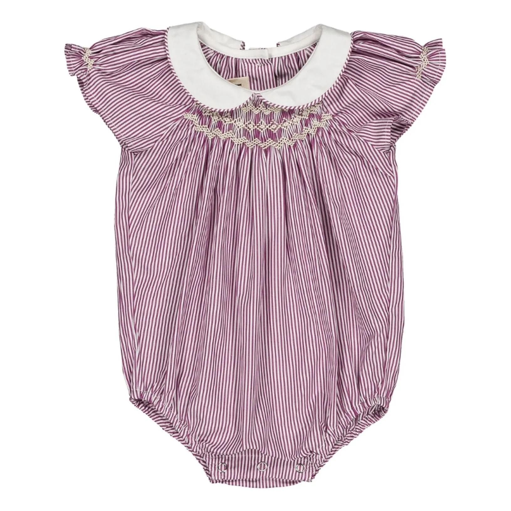 Loir Purple Bilbao Striped Romper