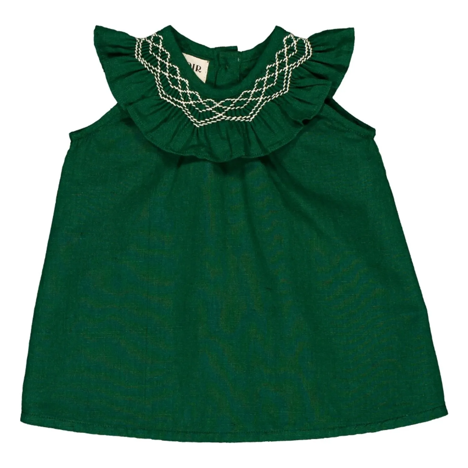 Loir Green Thaïs Linen Blouse