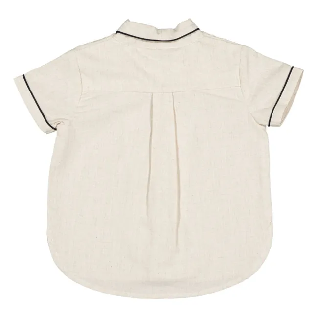 Paco Linen shirt | Ecru