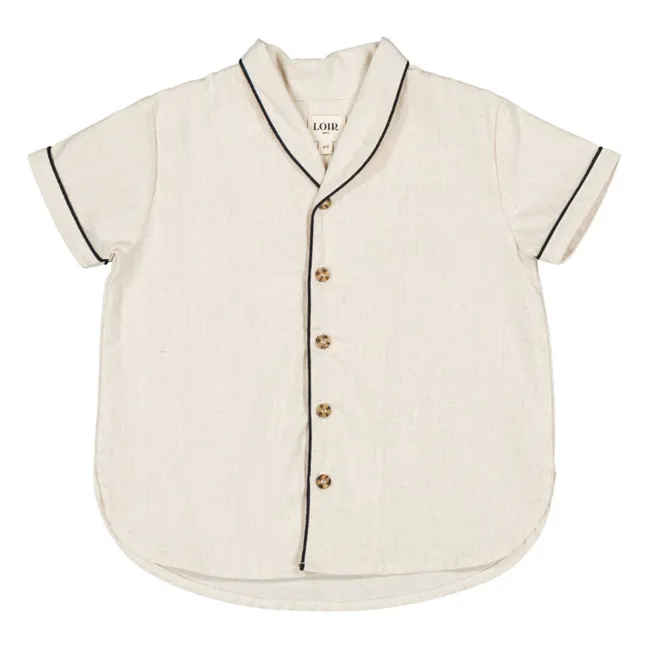 Paco Linen shirt | Ecru