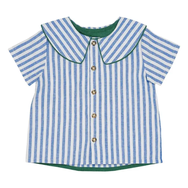 Chemise Lorette Rayée | Bleu