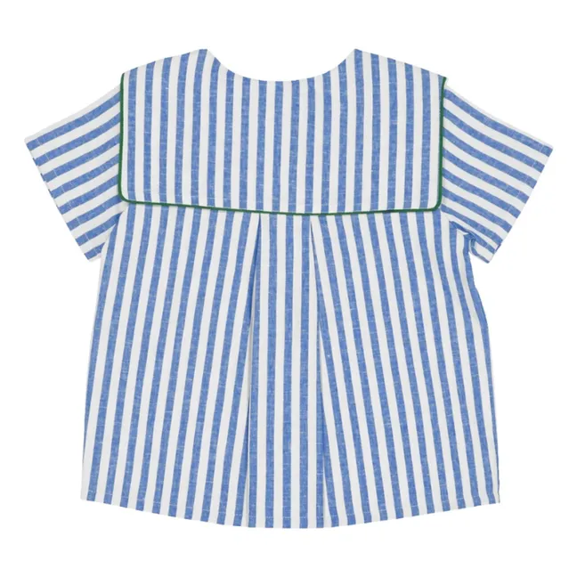 Hemd Lorette Gestreift | Blau