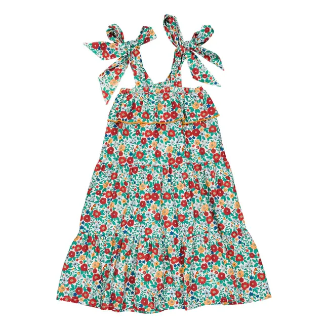 Vestido floral Olga | Blanco